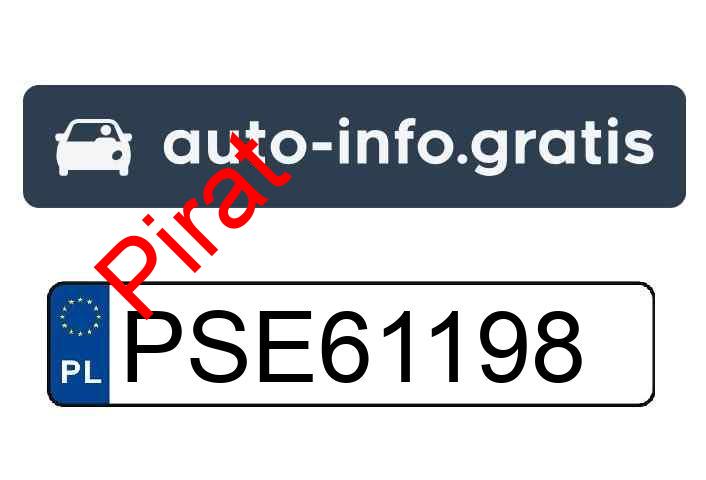 Pirat drogowy w pojeździe o numerach rejestracyjnych PSE61198