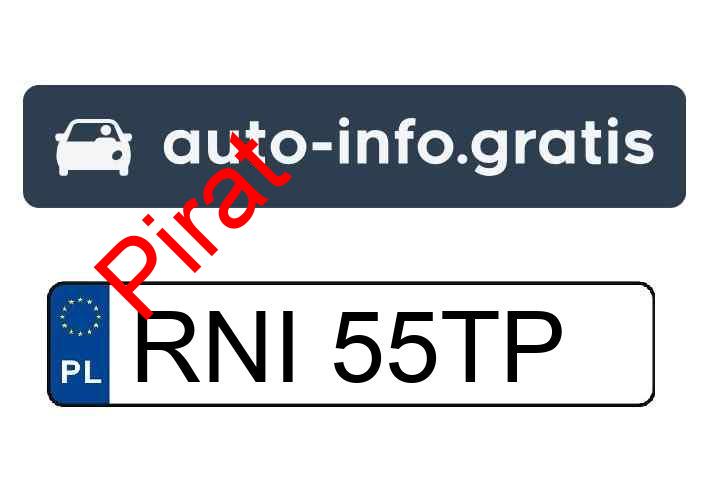 Pirat drogowy w pojeździe o numerach rejestracyjnych RNI55TP