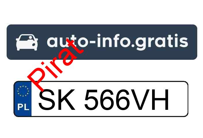Pirat drogowy w pojeździe o numerach rejestracyjnych SK566VH