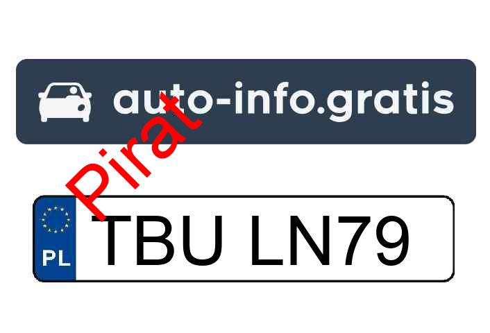 Pirat drogowy w pojeździe o numerach rejestracyjnych TBULN79
