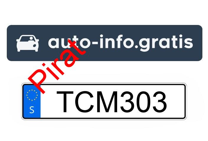 Pirat drogowy w pojeździe o numerach rejestracyjnych TCM303