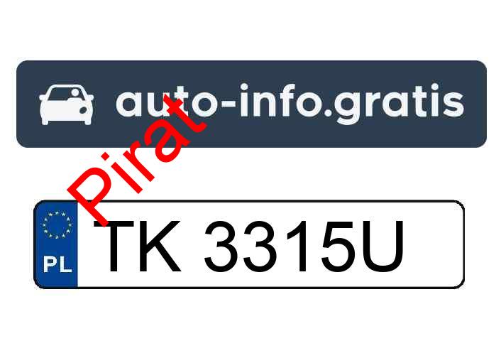 Pirat drogowy w pojeździe o numerach rejestracyjnych TK3315U