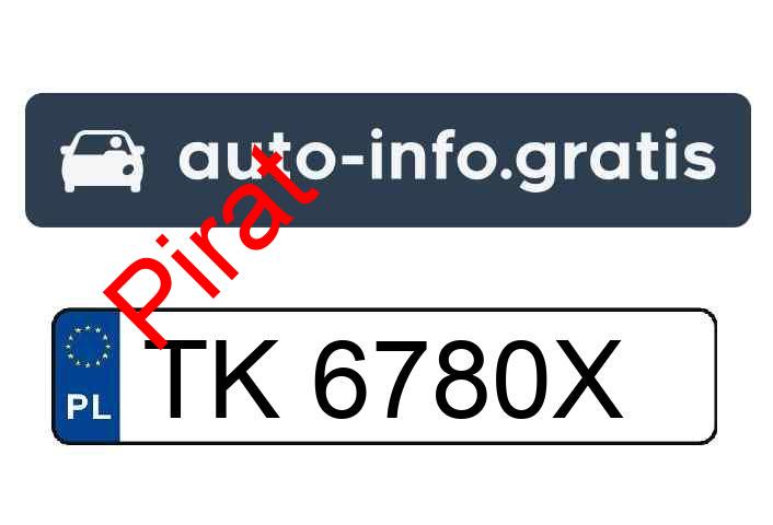Pirat drogowy w pojeździe o numerach rejestracyjnych TK6780X