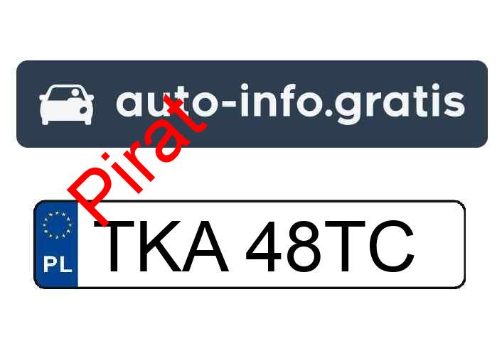 Pirat drogowy w pojeździe o numerach rejestracyjnych TKA48TC