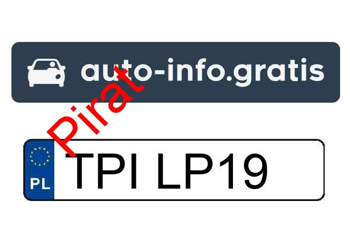 Pirat drogowy w pojeździe o numerach rejestracyjnych TPILP19