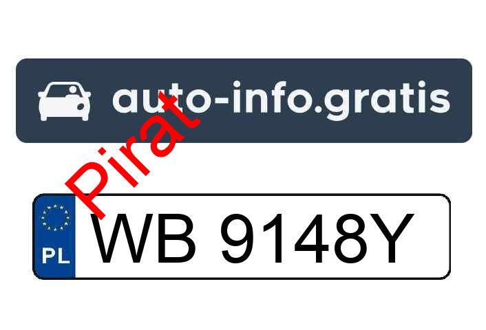 Pirat drogowy w pojeździe o numerach rejestracyjnych WB9148Y