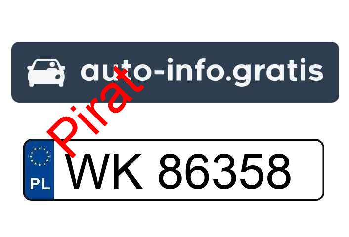 Pirat drogowy w pojeździe o numerach rejestracyjnych WK86358 Pirat drogowy w pojeździe o numerach rejestracyjnych WK86358