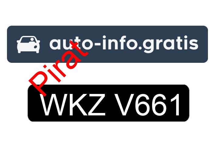 Pirat drogowy w pojeździe o numerach rejestracyjnych WKZV661