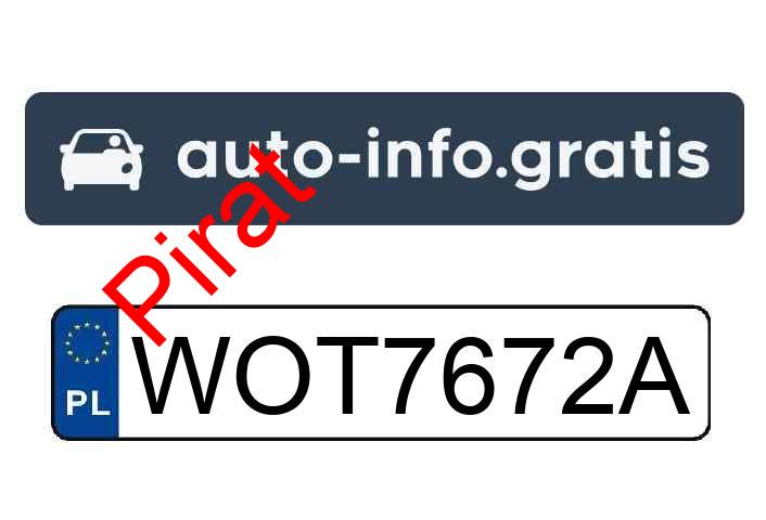 Pirat drogowy w pojeździe o numerach rejestracyjnych WOT7672A