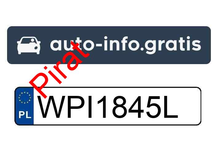Pirat drogowy w pojeździe o numerach rejestracyjnych WPI1845L