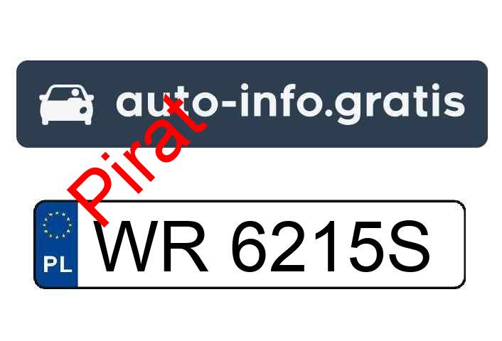 Pirat drogowy w pojeździe o numerach rejestracyjnych WR6215S