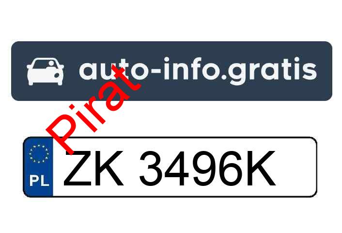 Pirat drogowy w pojeździe o numerach rejestracyjnych ZK3496K