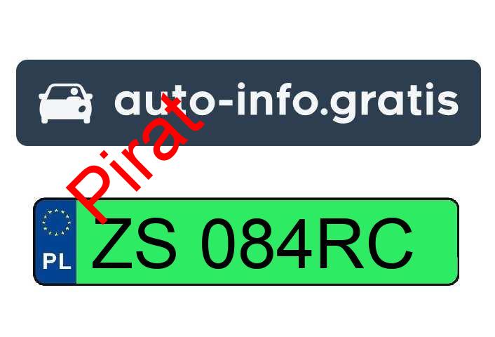 Pirat drogowy w pojeździe o numerach rejestracyjnych ZS084RC