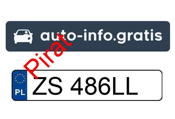 Pirat drogowy w pojeździe o numerach rejestracyjnych ZS486LL