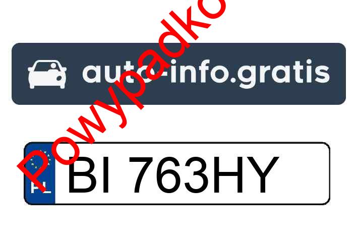 Pojazd o numerach BI763HY uczestniczył w wypadku
