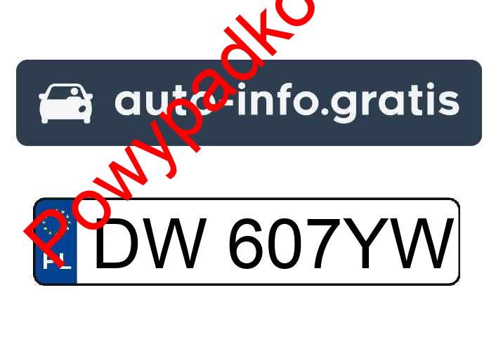 Pojazd o numerach DW607YW uczestniczył w wypadku