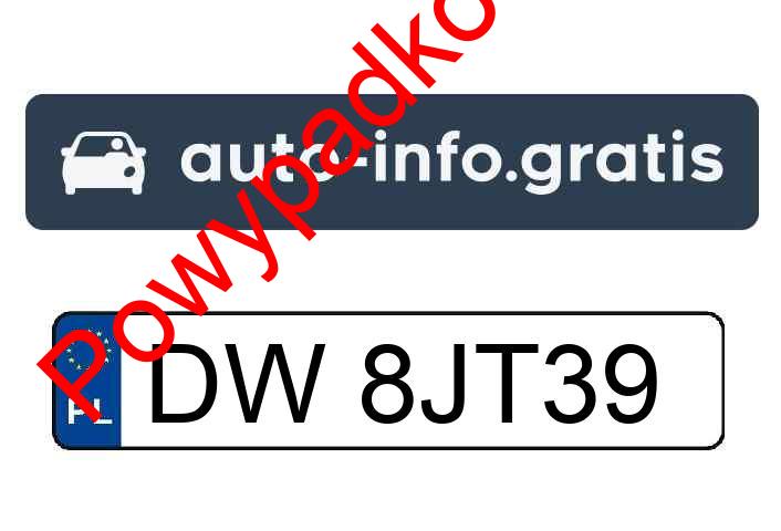 Pojazd o numerach DW8JT39 uczestniczył w wypadku