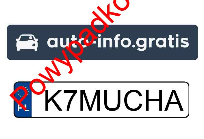 Pojazd o numerach K7MUCHA uczestniczył w wypadku