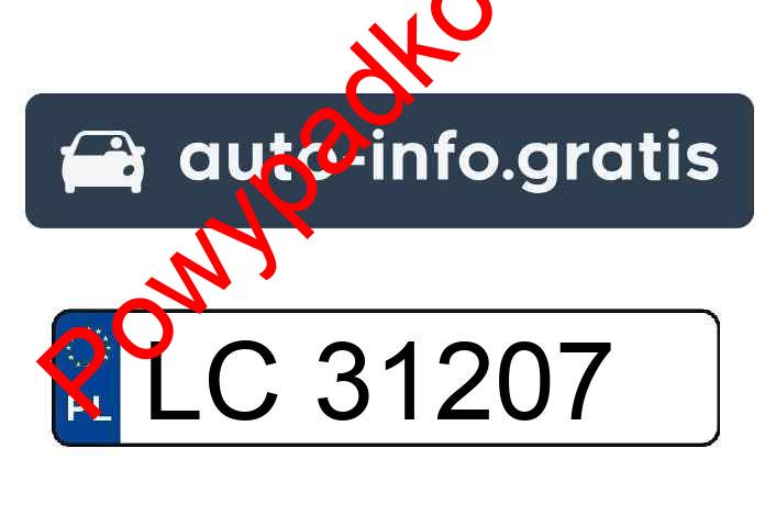 Pojazd o numerach LC31207 uczestniczył w wypadku