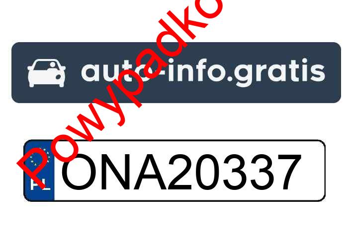 Pojazd o numerach ONA20337 uczestniczył w wypadku