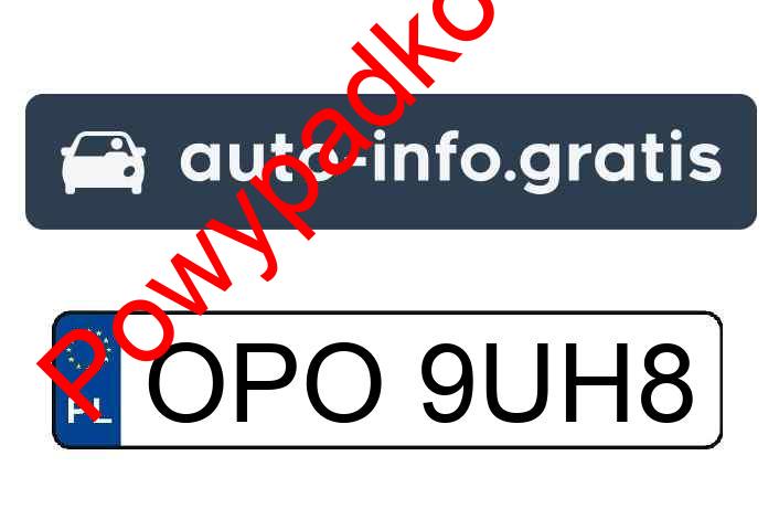 Pojazd o numerach OPO9UH8 uczestniczył w wypadku