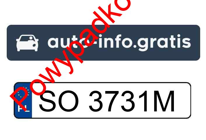 Pojazd o numerach SO3731M uczestniczył w wypadku