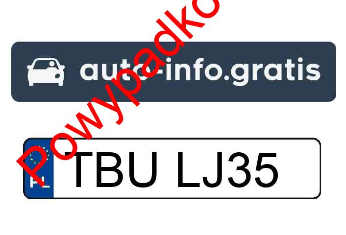 Pojazd o numerach TBULJ35 uczestniczył w wypadku
