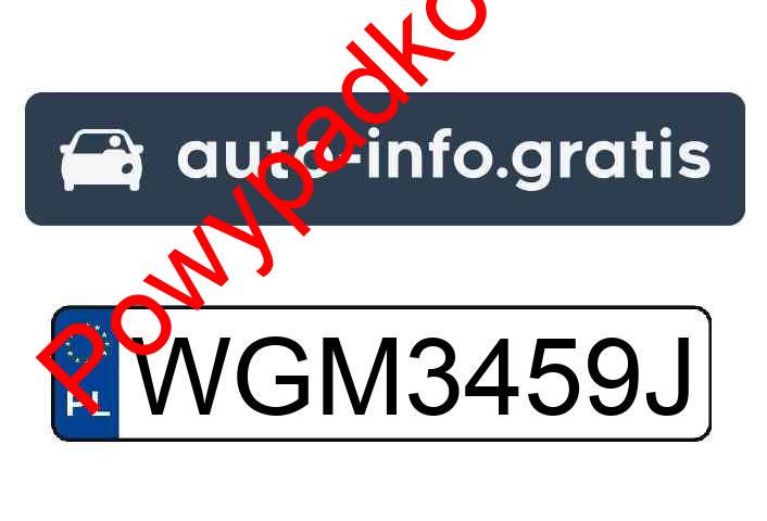 Pojazd o numerach WGM3459J uczestniczył w wypadku