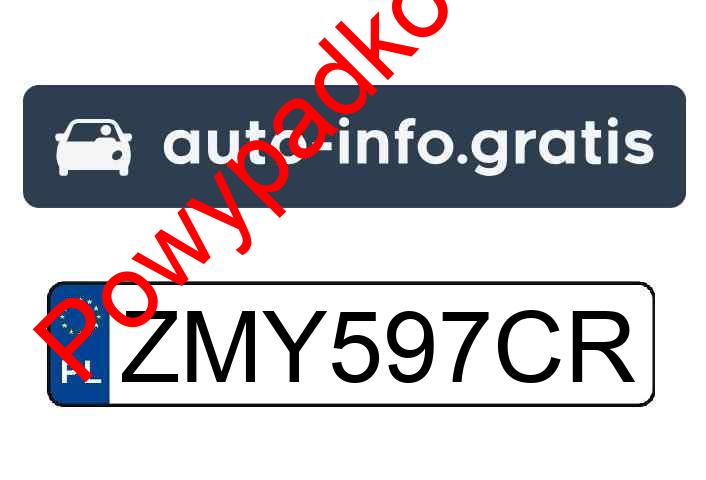 Pojazd o numerach ZMY597CR uczestniczył w wypadku