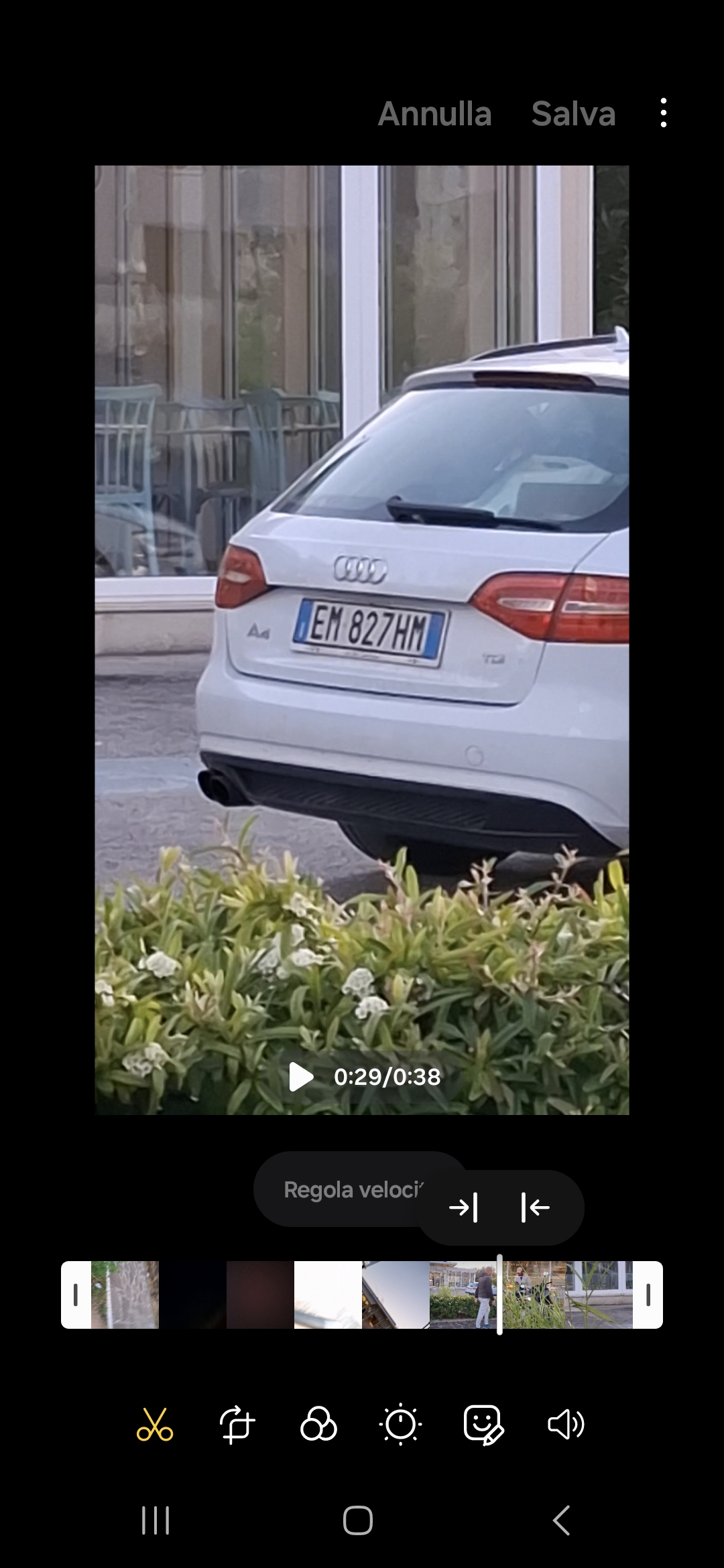 Pirat drogowy w pojeździe o numerach rejestracyjnych EM827HM