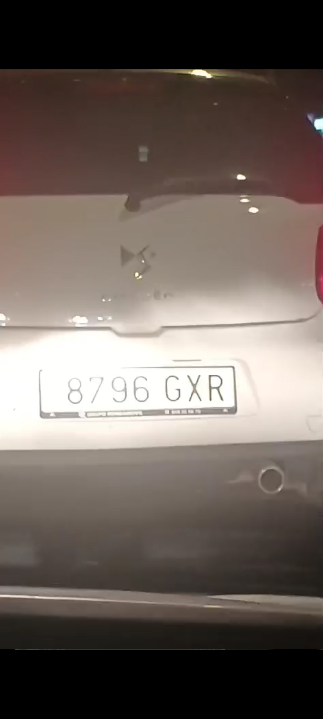 Pirat drogowy w pojeździe o numerach rejestracyjnych 8796GXR