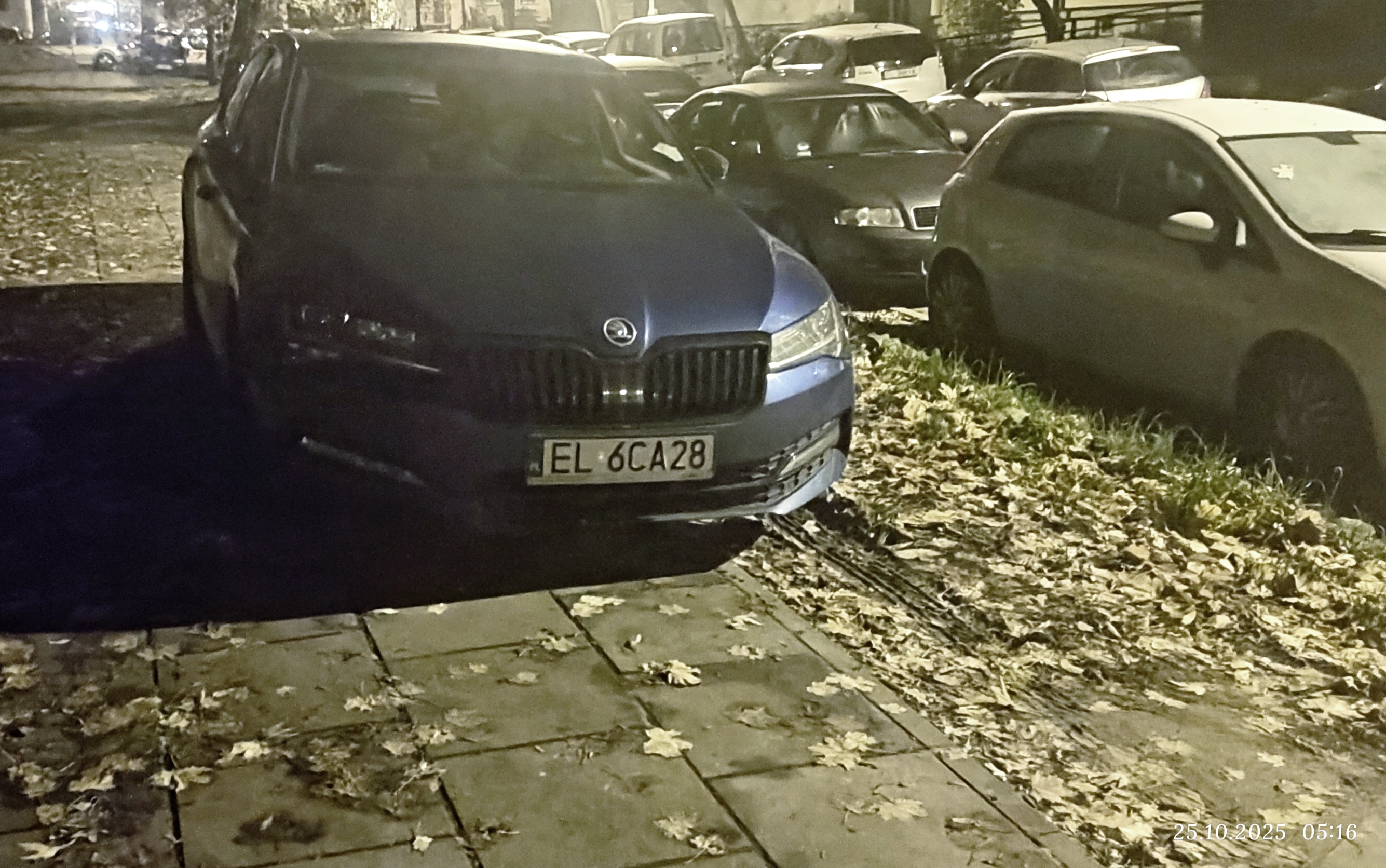 Mistrz parkowania w pojeździe o numerach EL6CA28