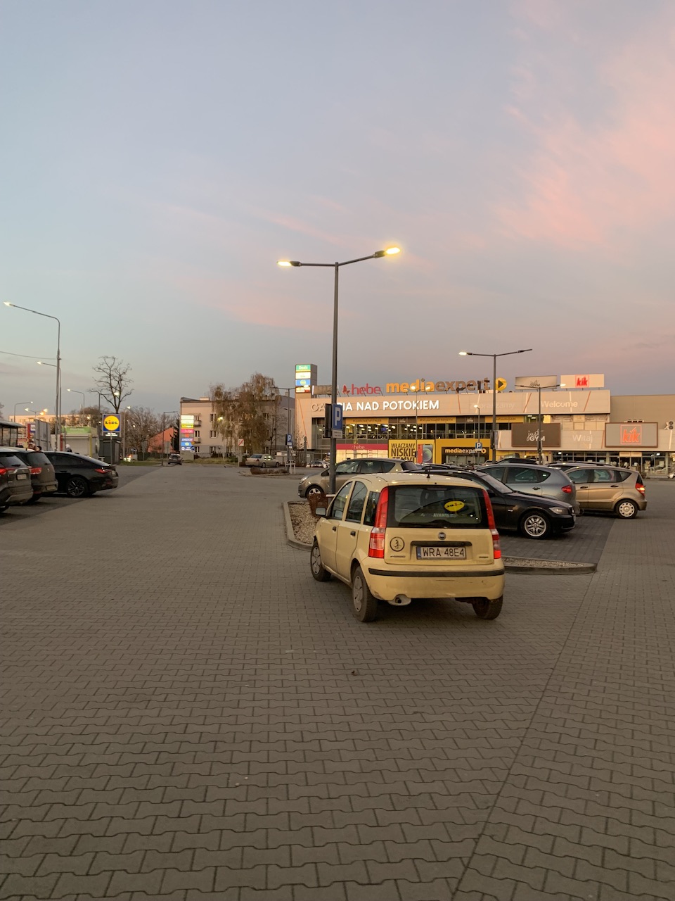 Mistrz parkowania w pojeździe o numerach WRA48E4