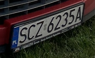 Zgubiono tablice do samochodu w dniu 26/06/24, prawdopodobne okolice częstochowa kawodrza.