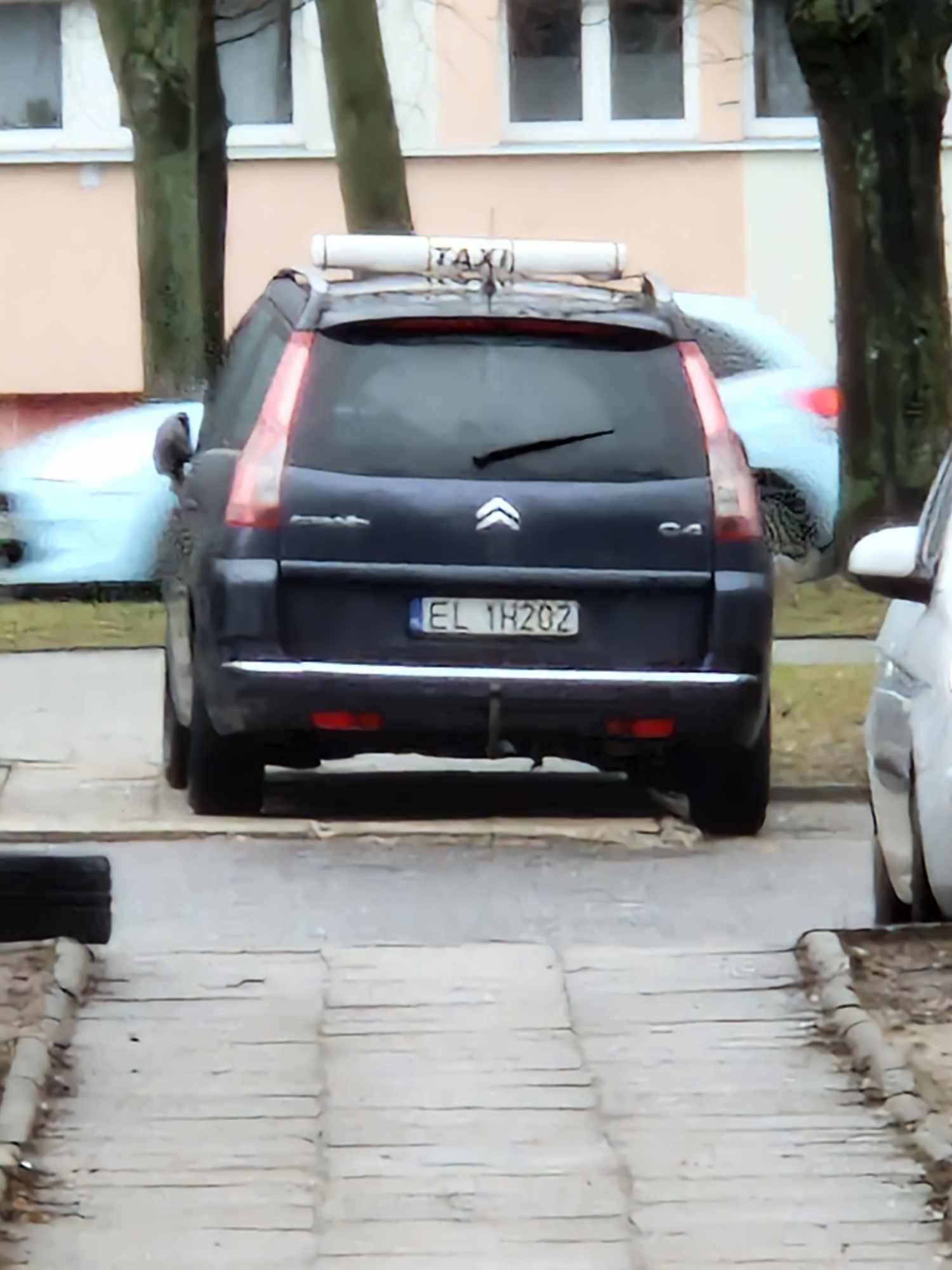 Mistrz parkowania w pojeździe o numerach EL1H202