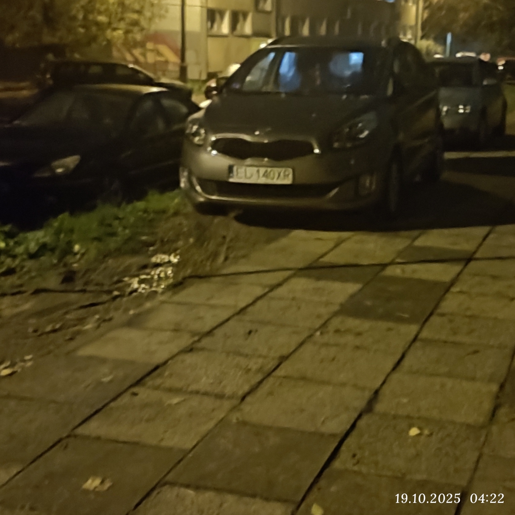 Mistrz parkowania w pojeździe o numerach EL140XR