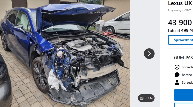 uszk pród + poduszki<BR>VIN: JTHY65BH102104890