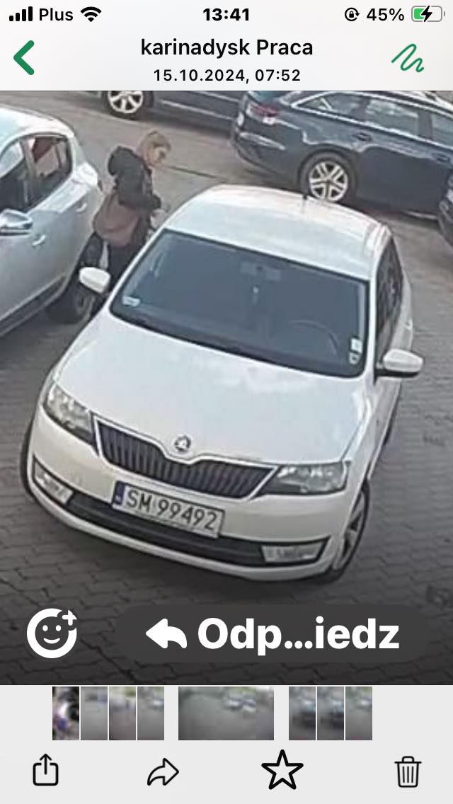 Mistrz parkowania w pojeździe o numerach SM99492