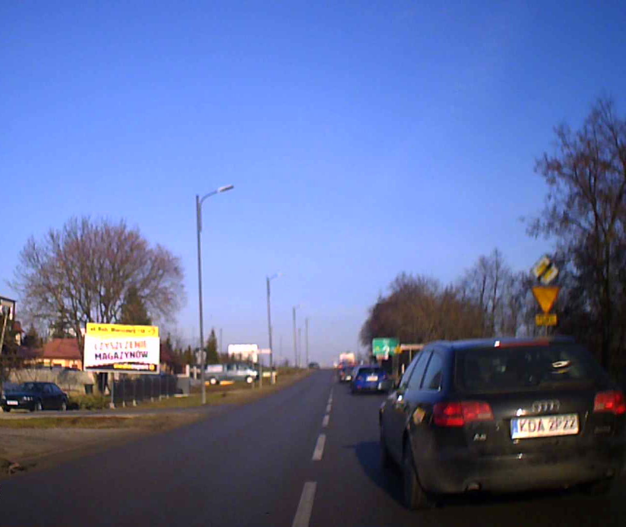 Pirat drogowy w pojeździe o numerach rejestracyjnych KDA2P22