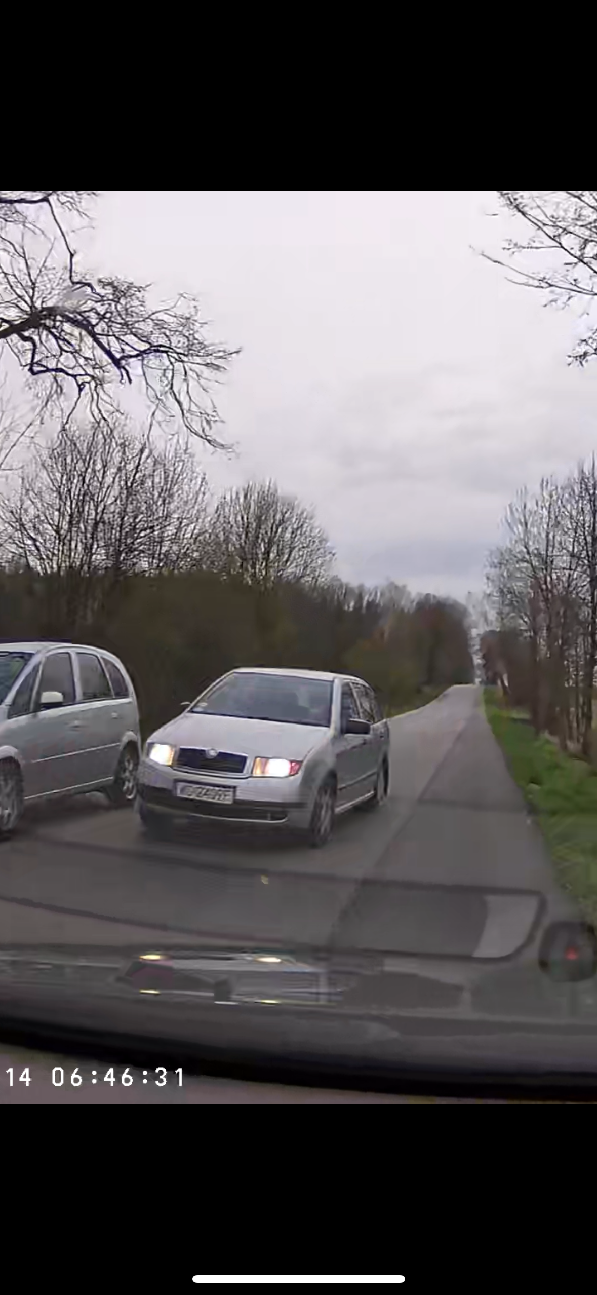 Pirat drogowy w pojeździe o numerach rejestracyjnych WG2409F