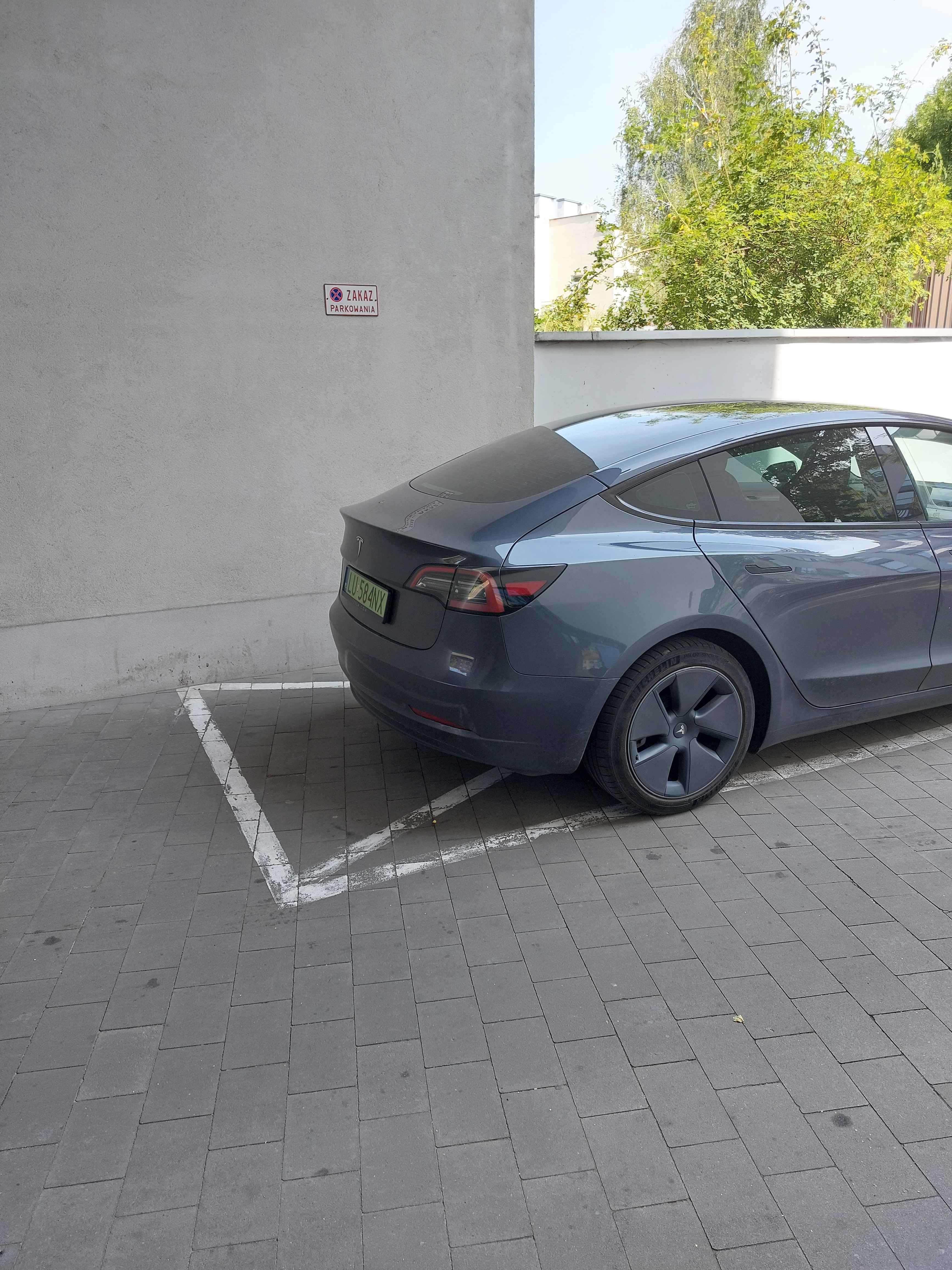 Mistrz parkowania w pojeździe o numerach LU584NX