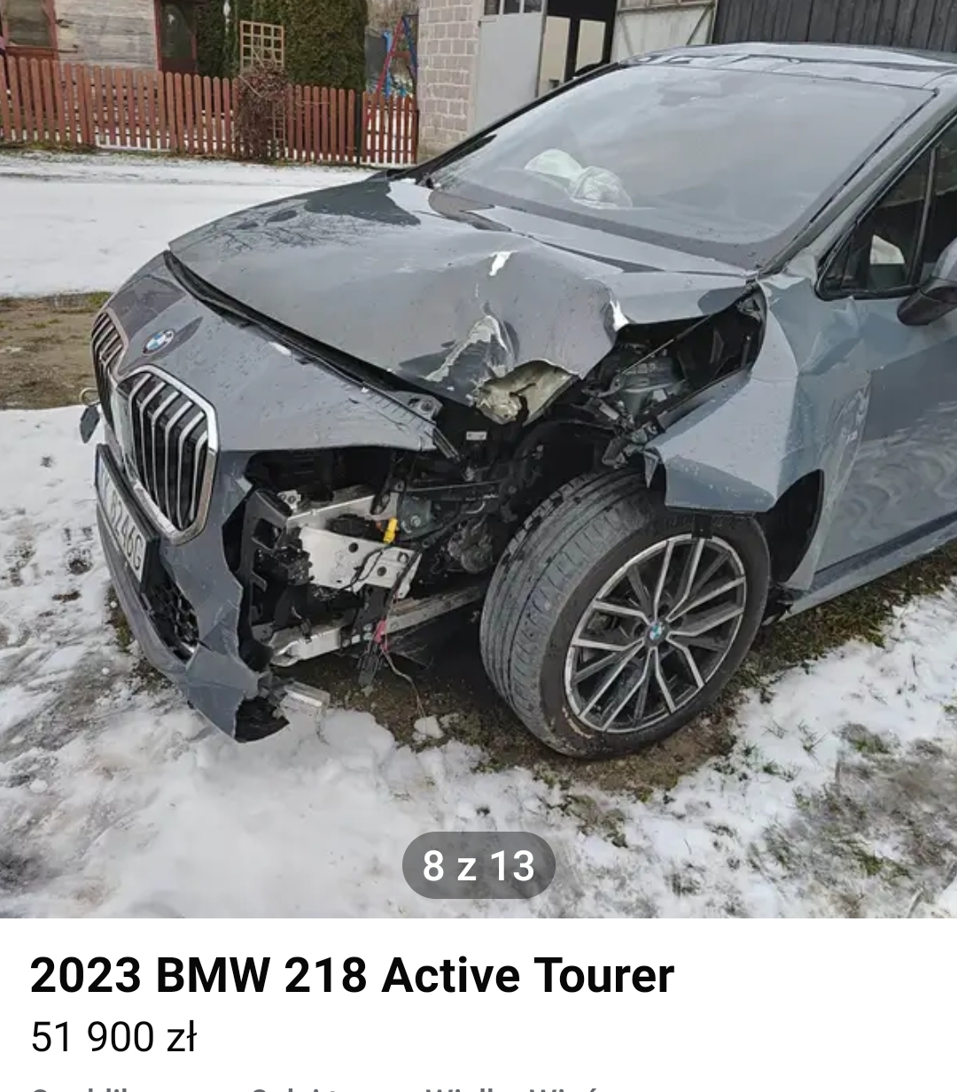 Uszkodzony lewy przód+ po dachowaniu, uszkodzone poduszki