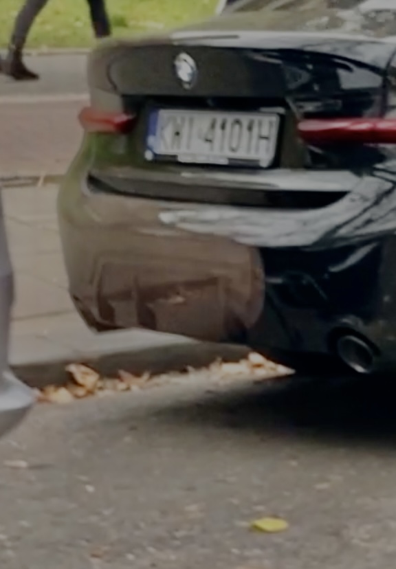 Pirat drogowy w pojeździe o numerach rejestracyjnych KWI4101H