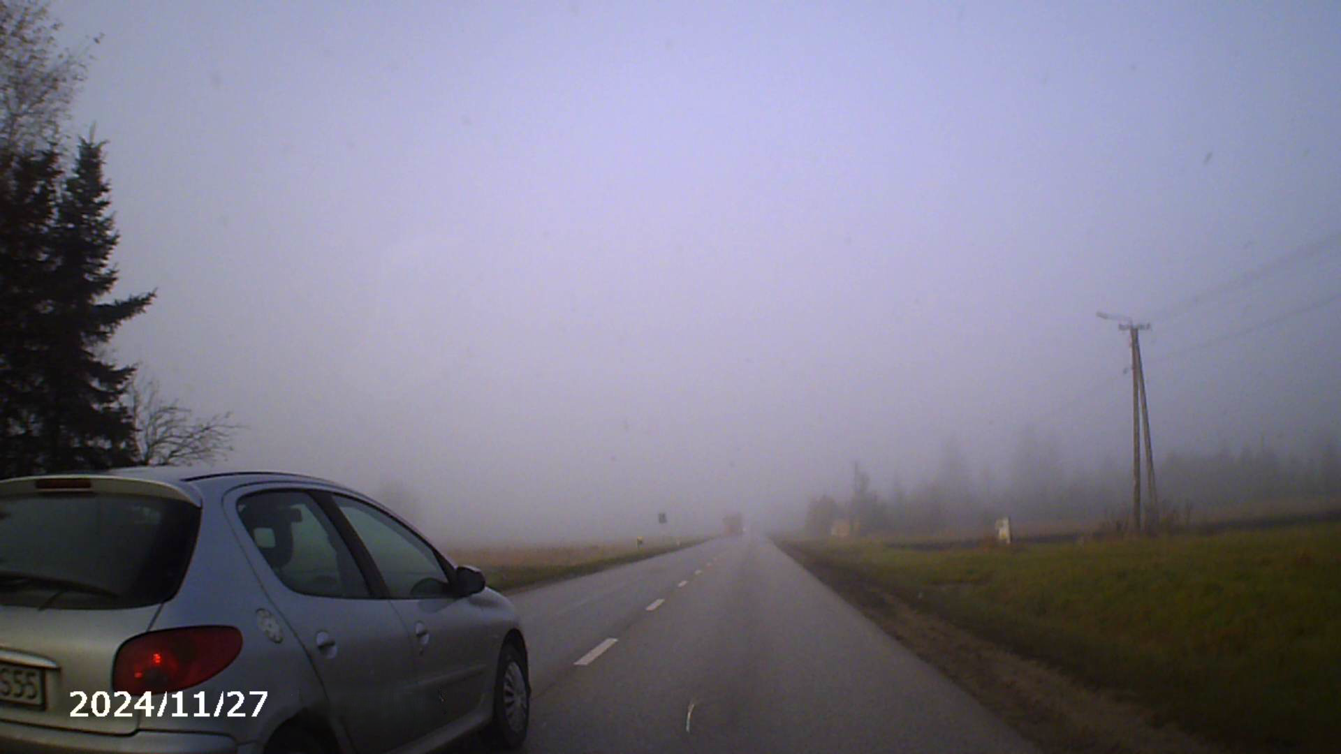 Pirat drogowy w pojeździe o numerach rejestracyjnych TBUES55