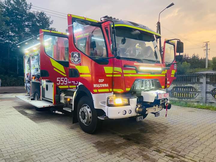 Nowy wóz strażacki OSP Wiązowna