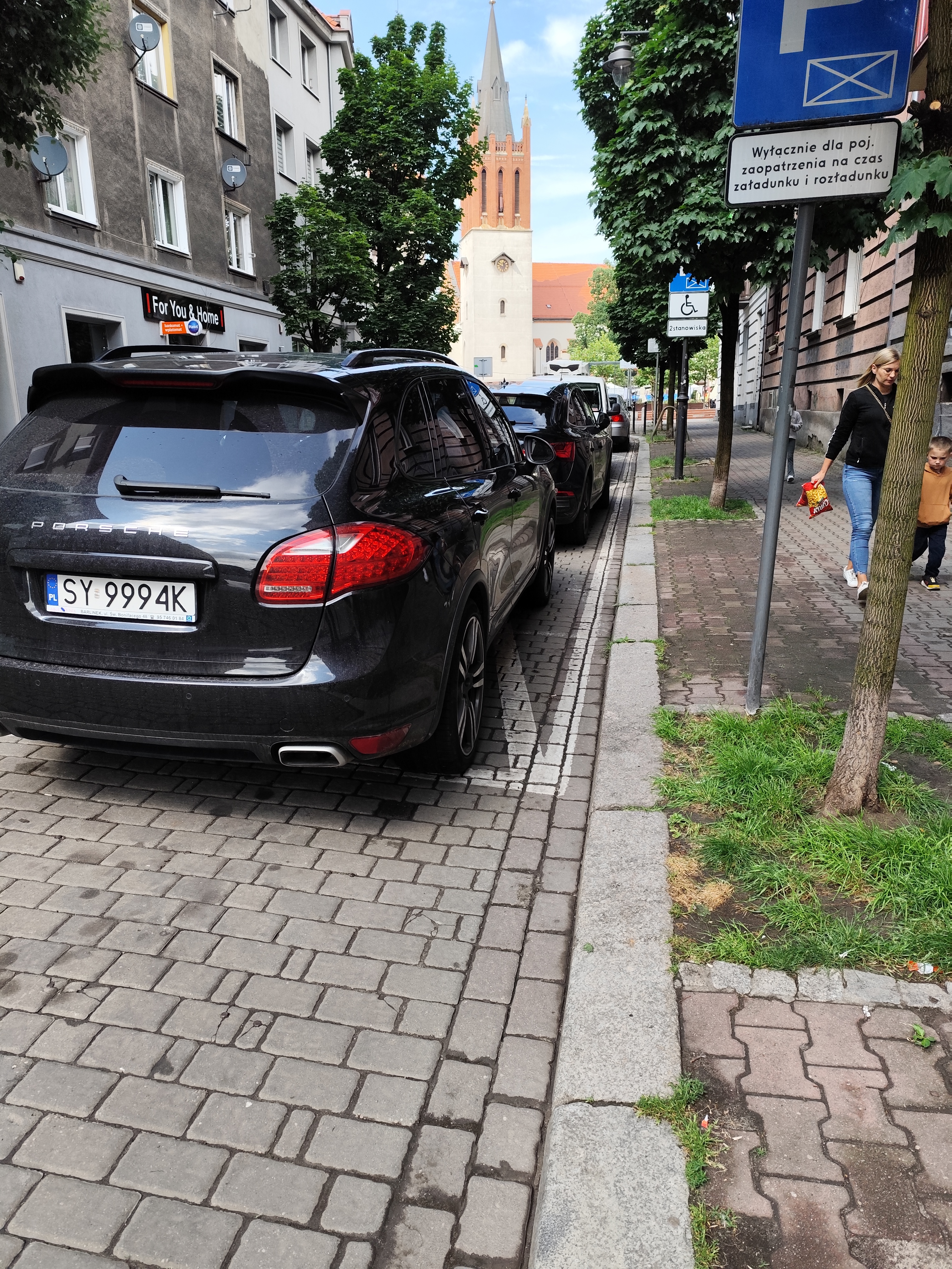 Mistrz parkowania w pojeździe o numerach SY9994K