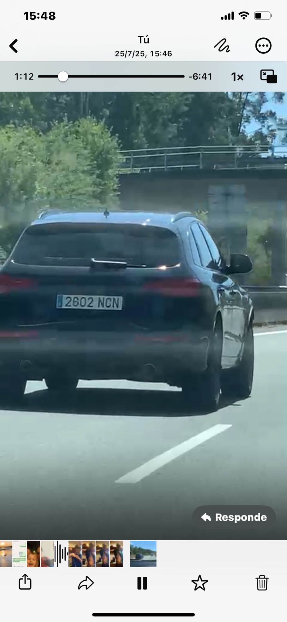 Pirat drogowy w pojeździe o numerach rejestracyjnych 2602NCN