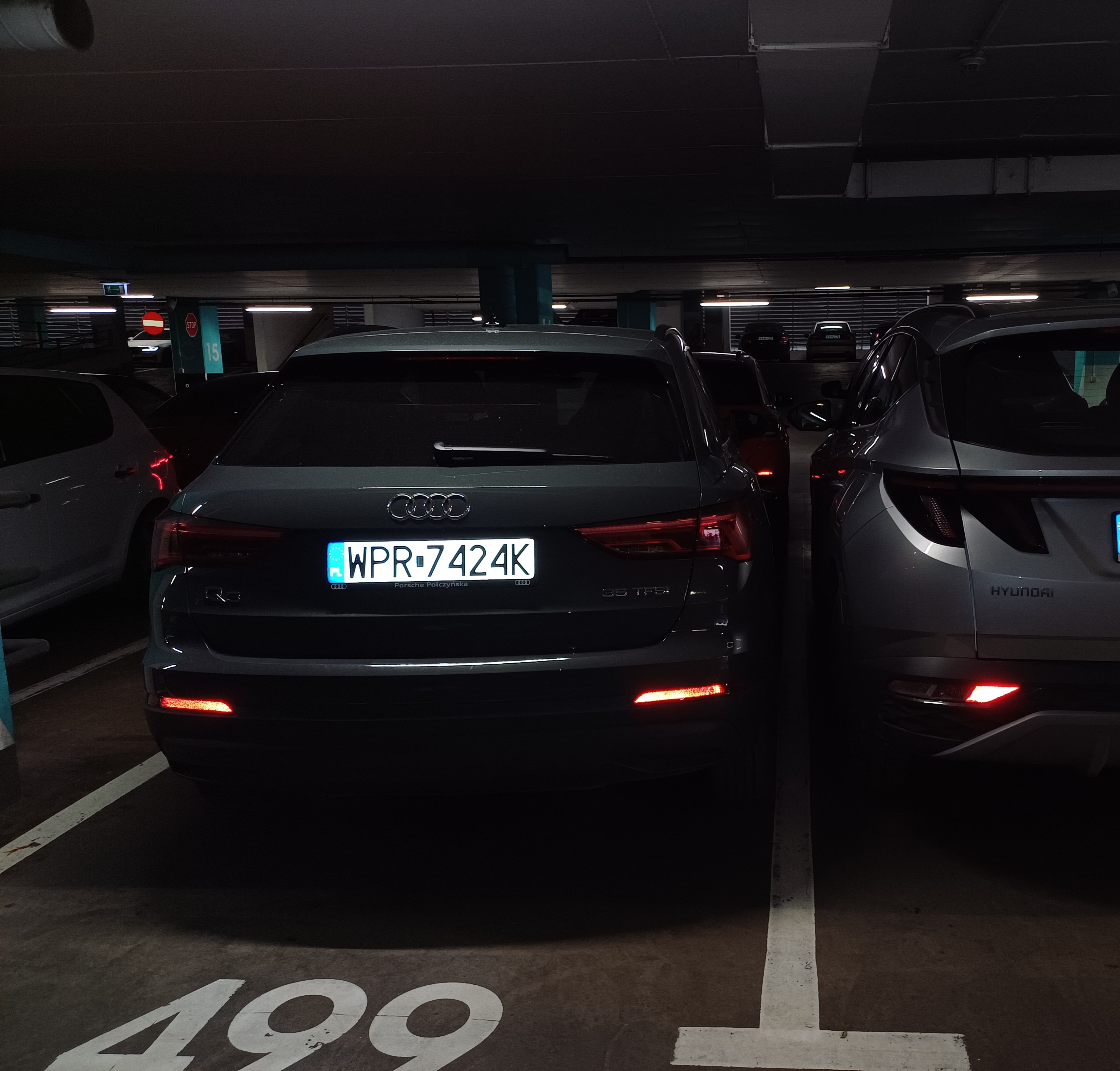 Pirat drogowy w pojeździe o numerach rejestracyjnych WPR7424K