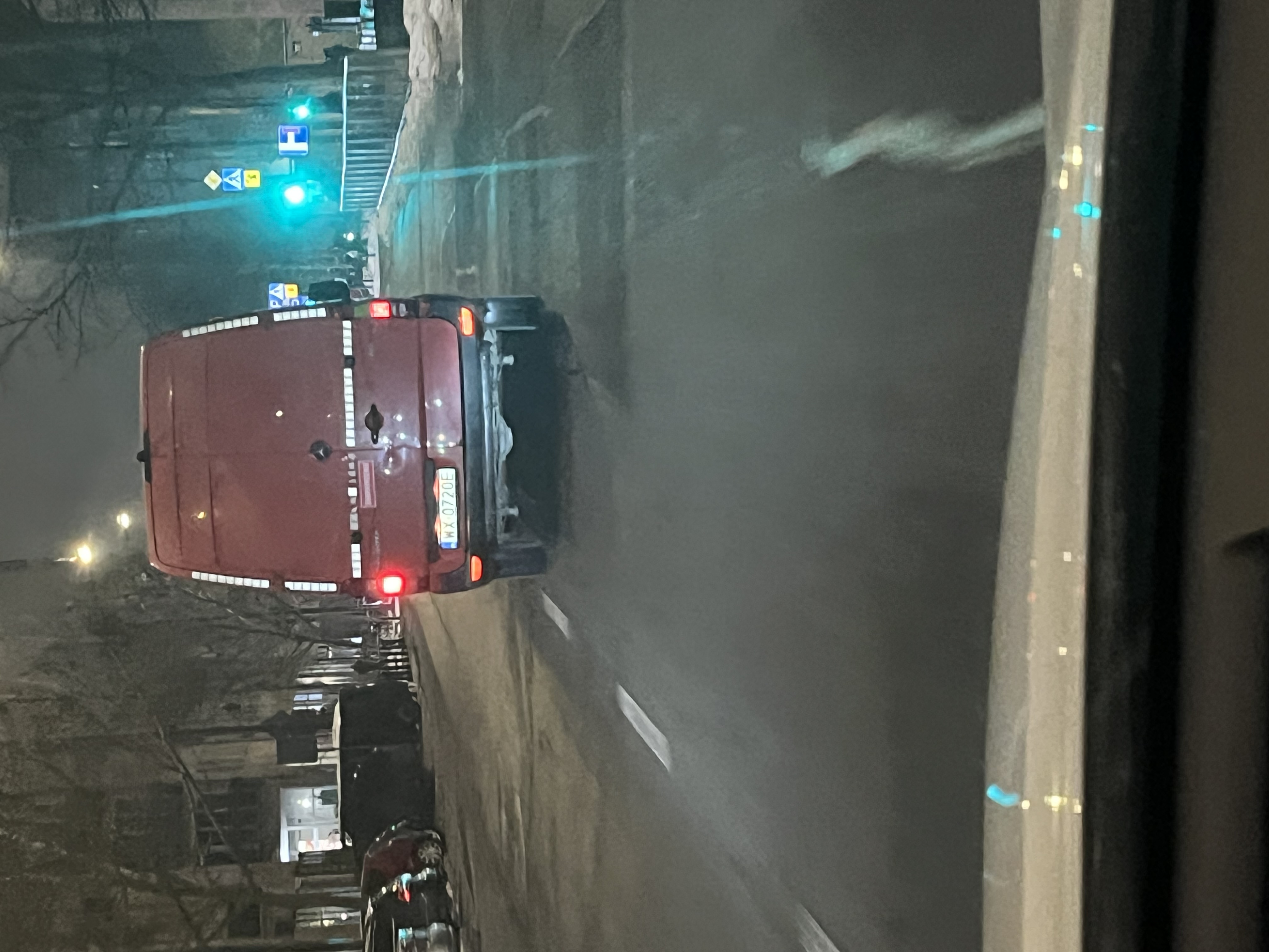 Pirat drogowy w pojeździe o numerach rejestracyjnych WX0720E