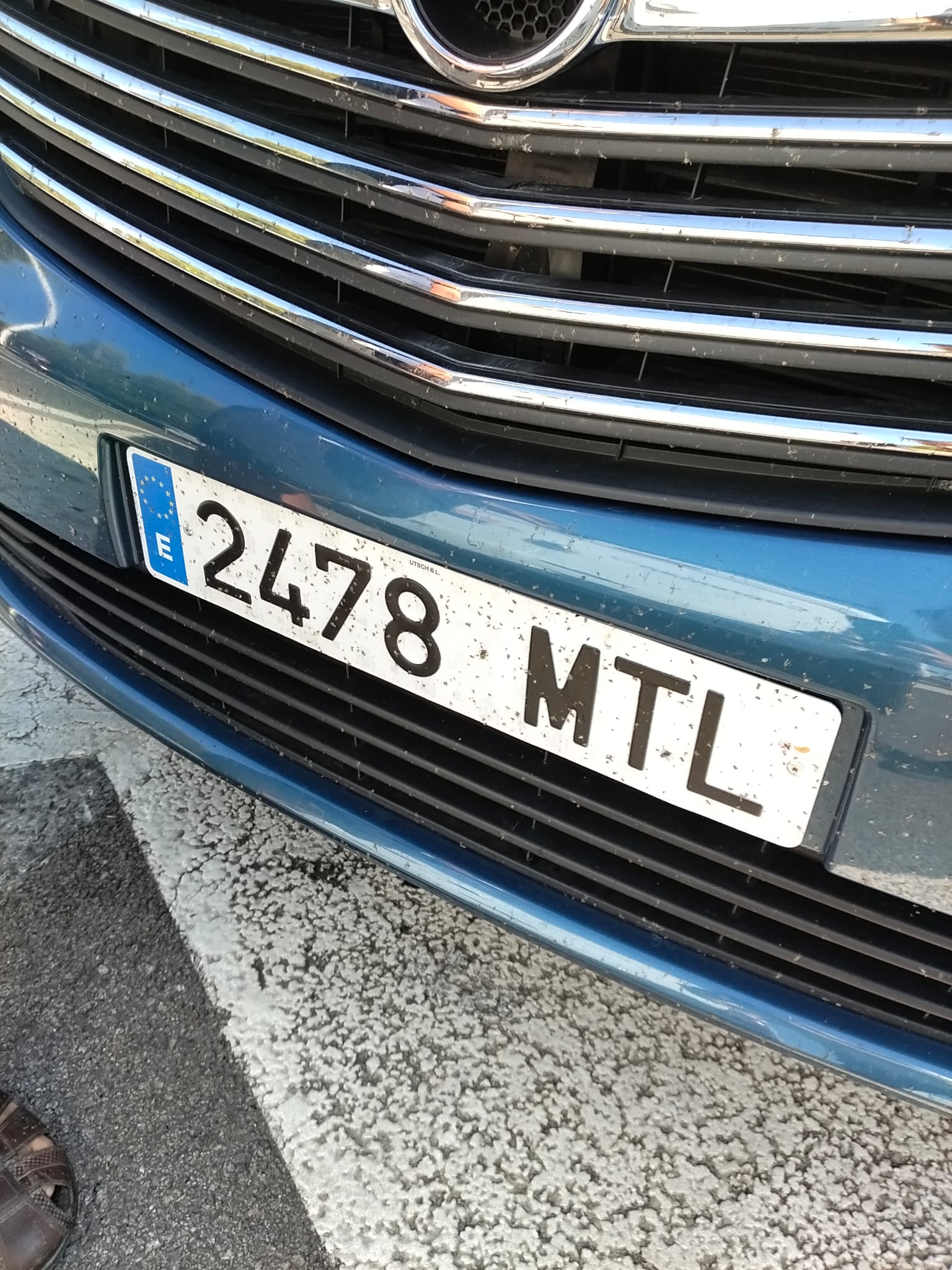Pirat drogowy w pojeździe o numerach rejestracyjnych 2478MTL